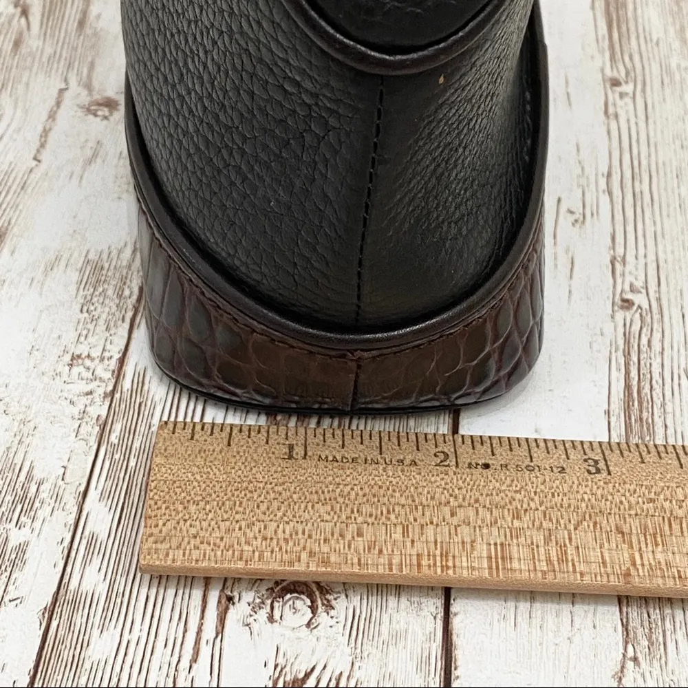 Rare Vintage Brighton Mini Leather Clutch Handbag - Image 5