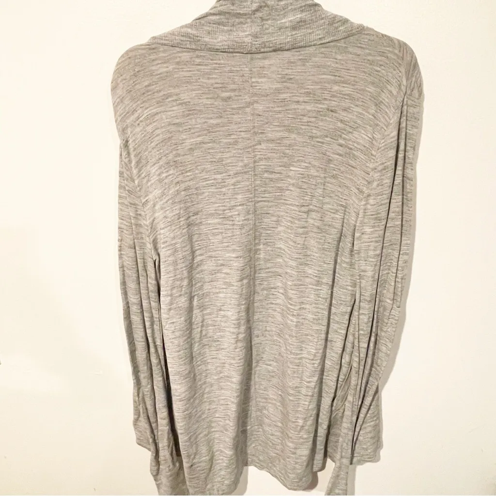 Athleta‎ Size Small Grey Open Front Draped Long Sleeve Sweater Cardigan - Image 5