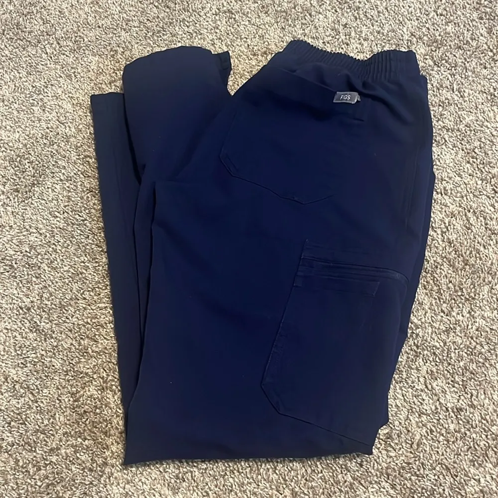 Woman’s Yola Skinny Scrub Pants Navy Blue XS - Image 10