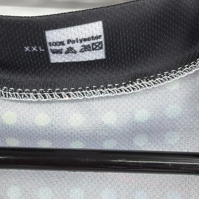 Moxilyn Cycling Full Zip Front Womens Jersey Sz XXL Polka Dot Short Sleeve Bikes Black - Image 9