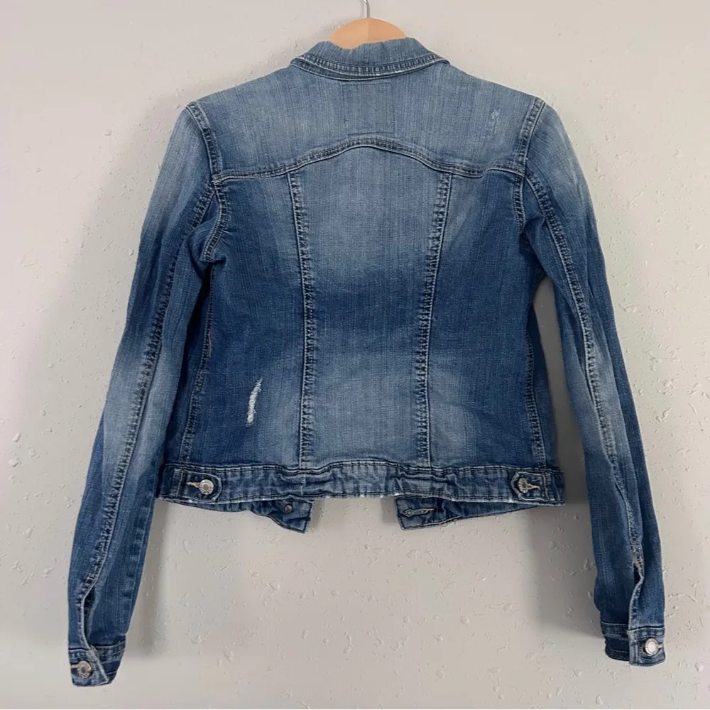 Garage Denim Blue Jean Women's Jacket Casual Spring Small - Image 4