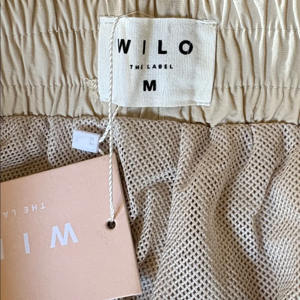 NWT WILO THE LABEL Parachute Jogger Pants Clay Size Medium - Image 7