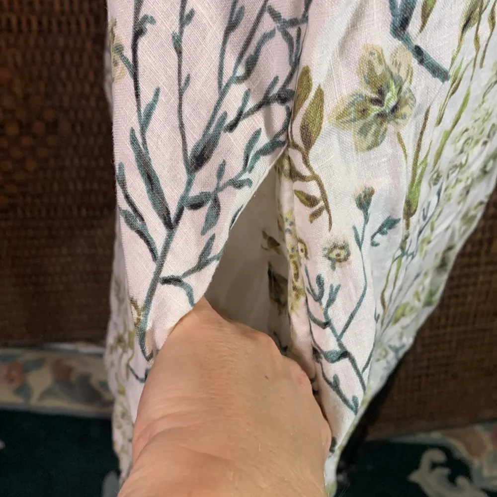 Cynthia Rowley 100% Linen Floral Sleeveless Women's Dress Size S - Image 6