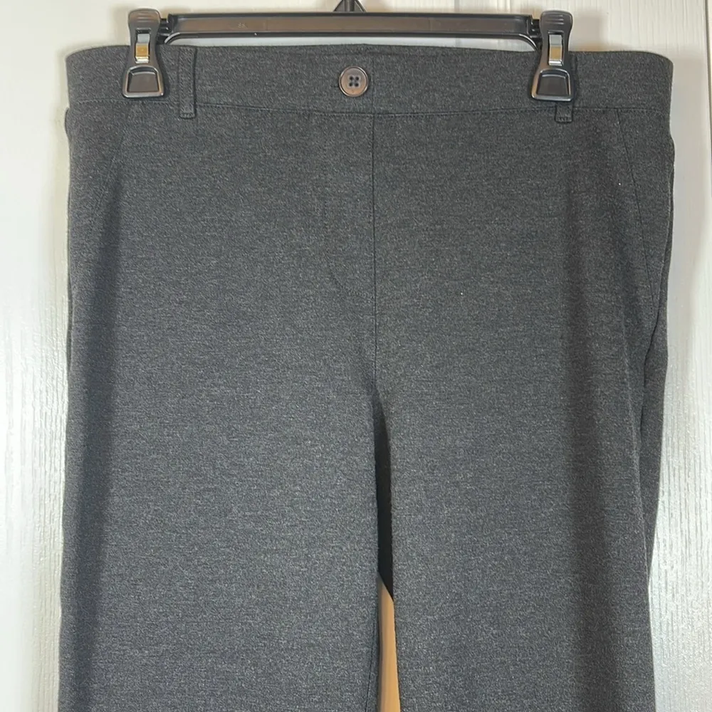 Betabrand Bootcut Classic Dress Pant Yoga Pants Charcoal Size Large EUC #1348-LA - Image 4