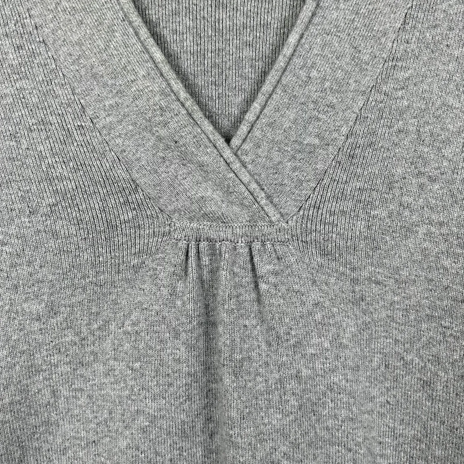 Vintage Eddie Bauer Sweater Women's Sz Large Tall Gray Pullover Knit Holiday '09 - Image 4