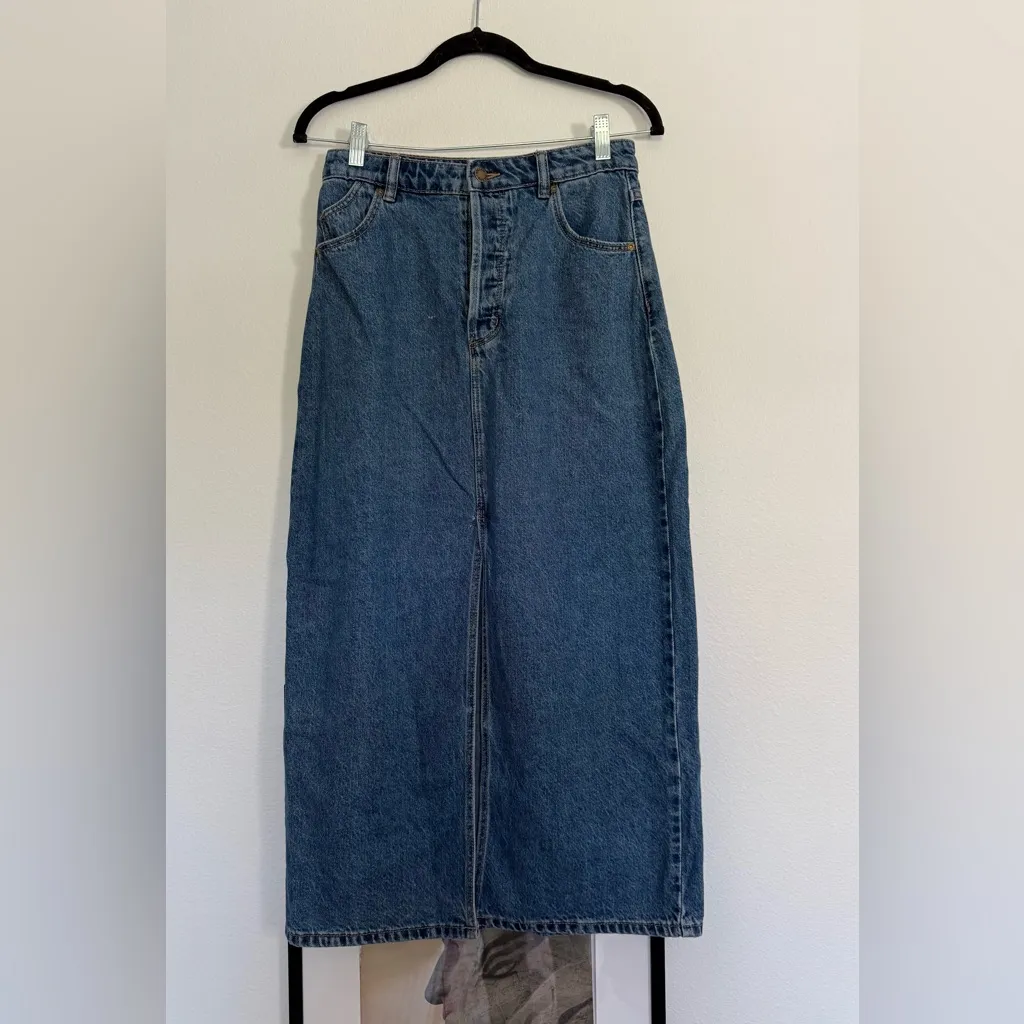 ROLLA'S Blue Denim Skirt Size 4 - Image 3