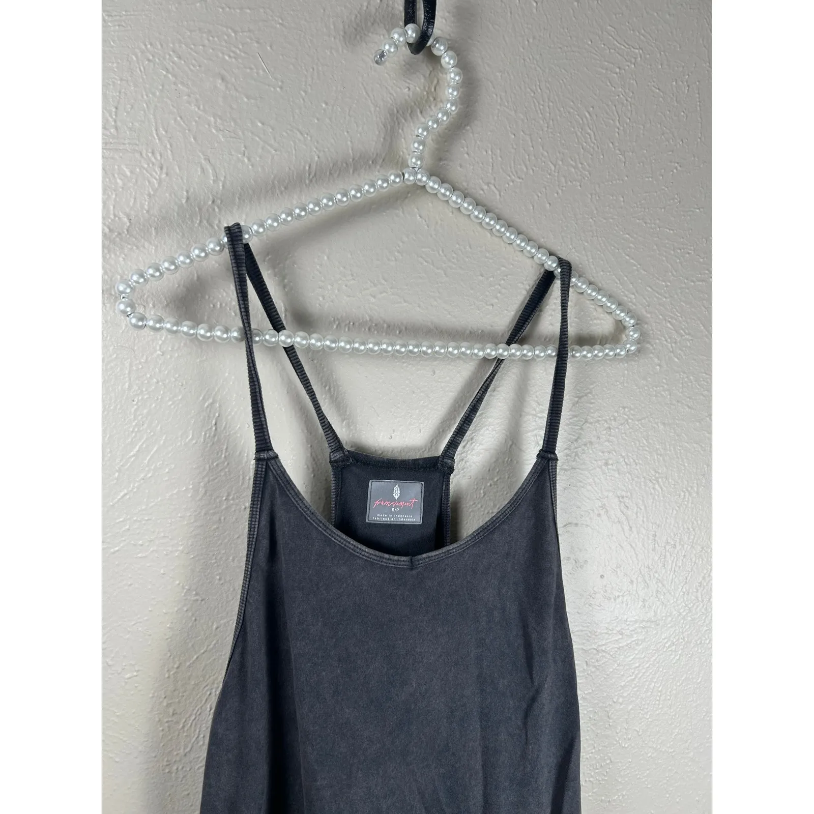 Free People Movement Hot Shot Romper Size Small Dark Gray Athleisure Loungewear - Image 4