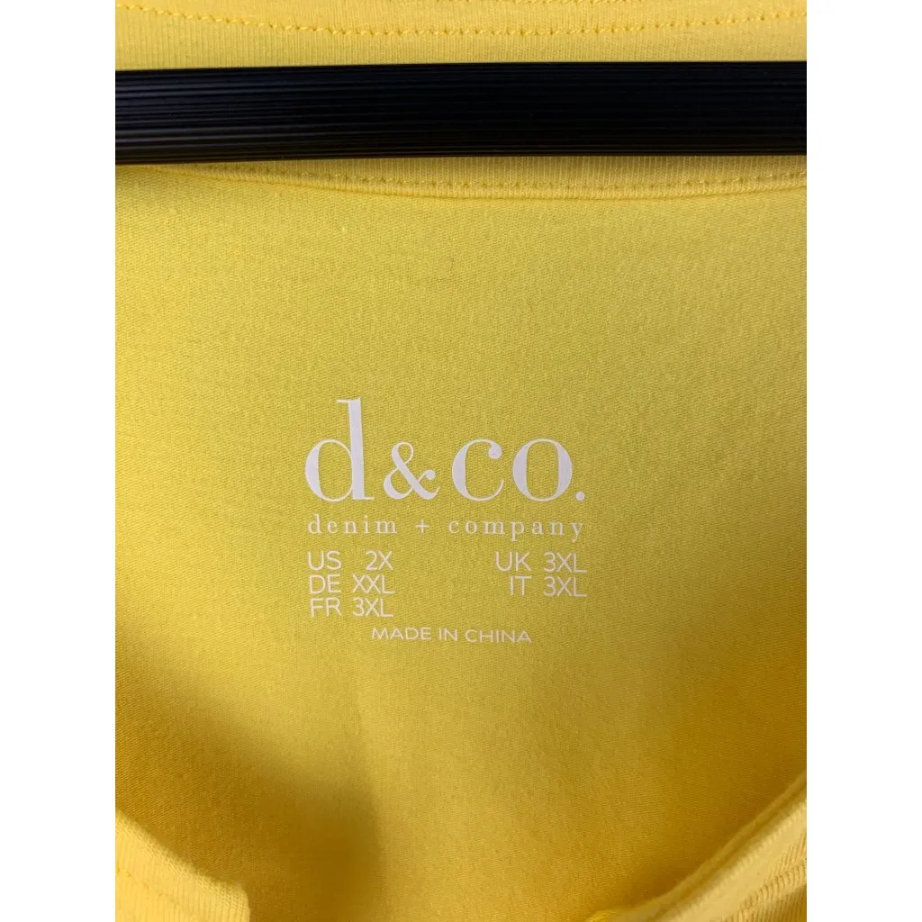 D&Co Womens Yellow Lace - Image 4
