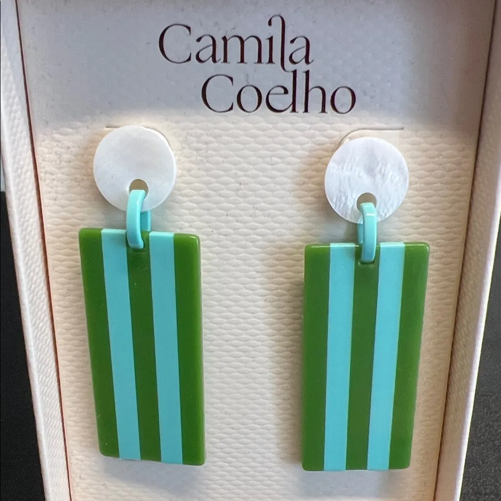 Camila Coelho | Striped Earrings - Image 6