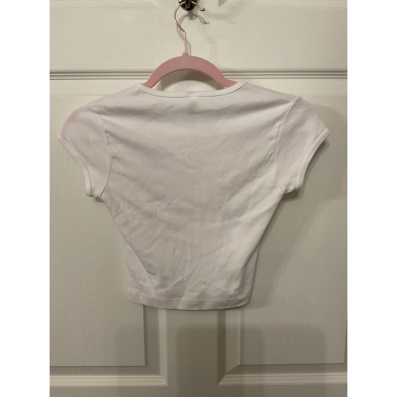 Los Angeles Apparel Alpha Omicron Pi Athletic Club 90's Style Babydoll Tee, S - Image 4