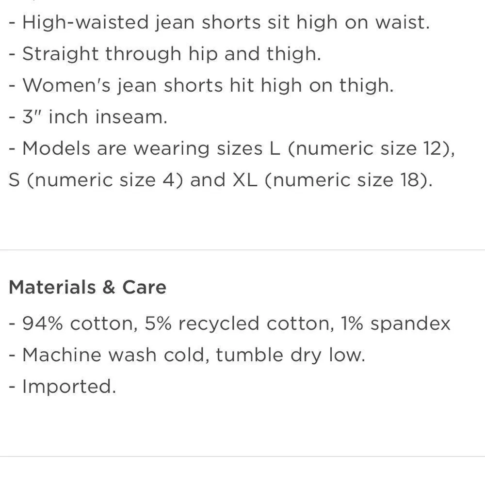 Old Navy High Rise Straight Ripped Jean Shorts Size 2 - Image 5