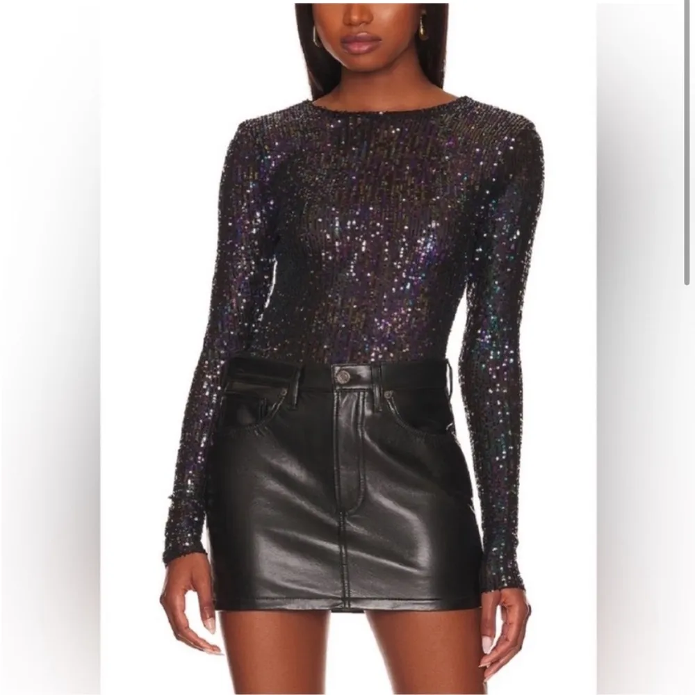 NEW Intimately Free People Gold Rush Black Combo Multi Colored Small S - Image 8