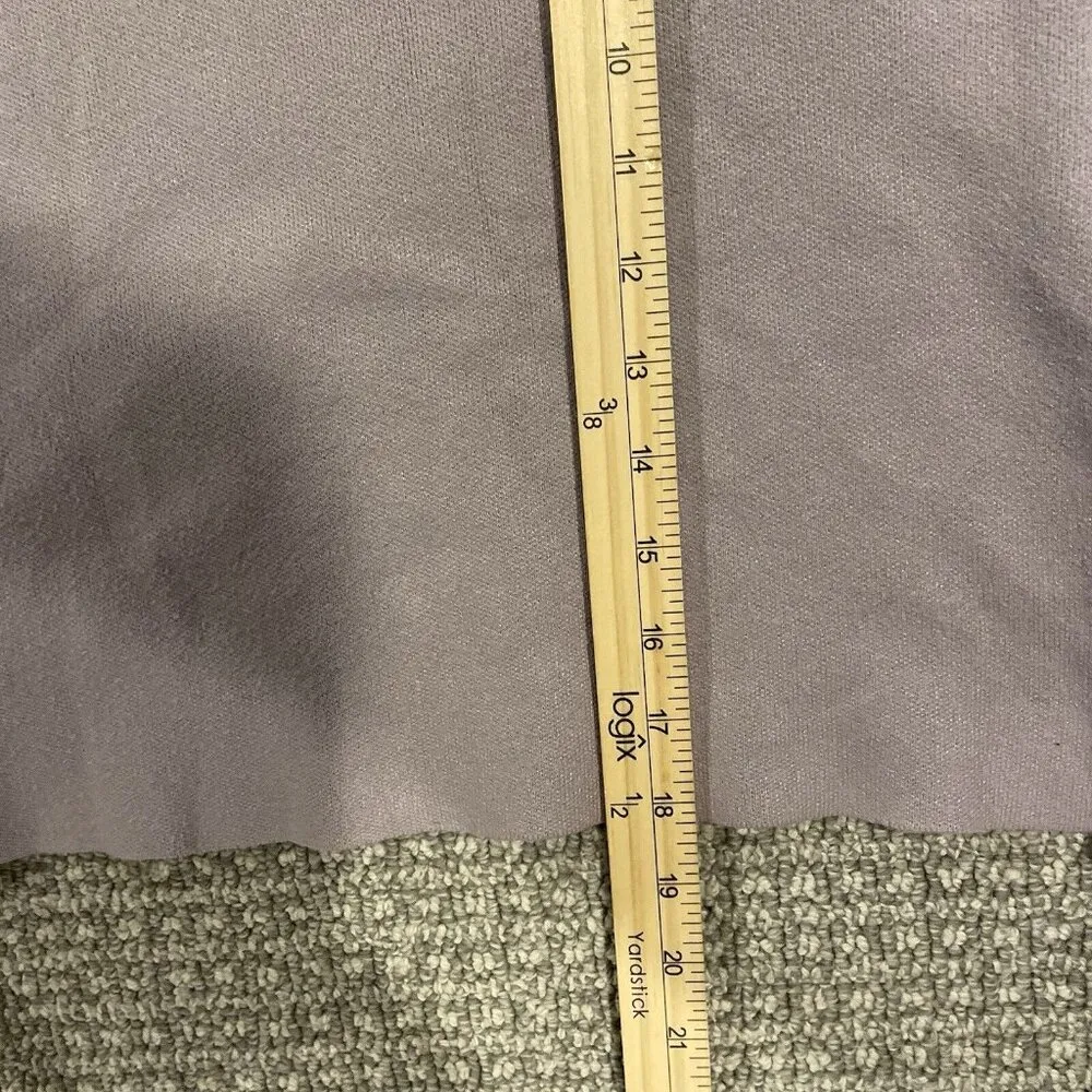 Oat New York Sweater Womens Size Small Balloon Sleeve Light Purple Puff Cropped - Image 8