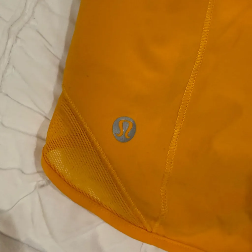 Lululemon Athletica Vibrant Yellow hottie hot shorts!!! - Image 3