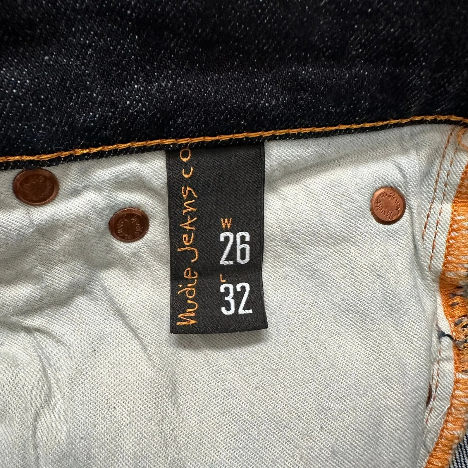 Nudie Jeans Co High Kai Skinny Crop High Rise Dark Wash‎ Denim Jeans 26 Blue - Image 14