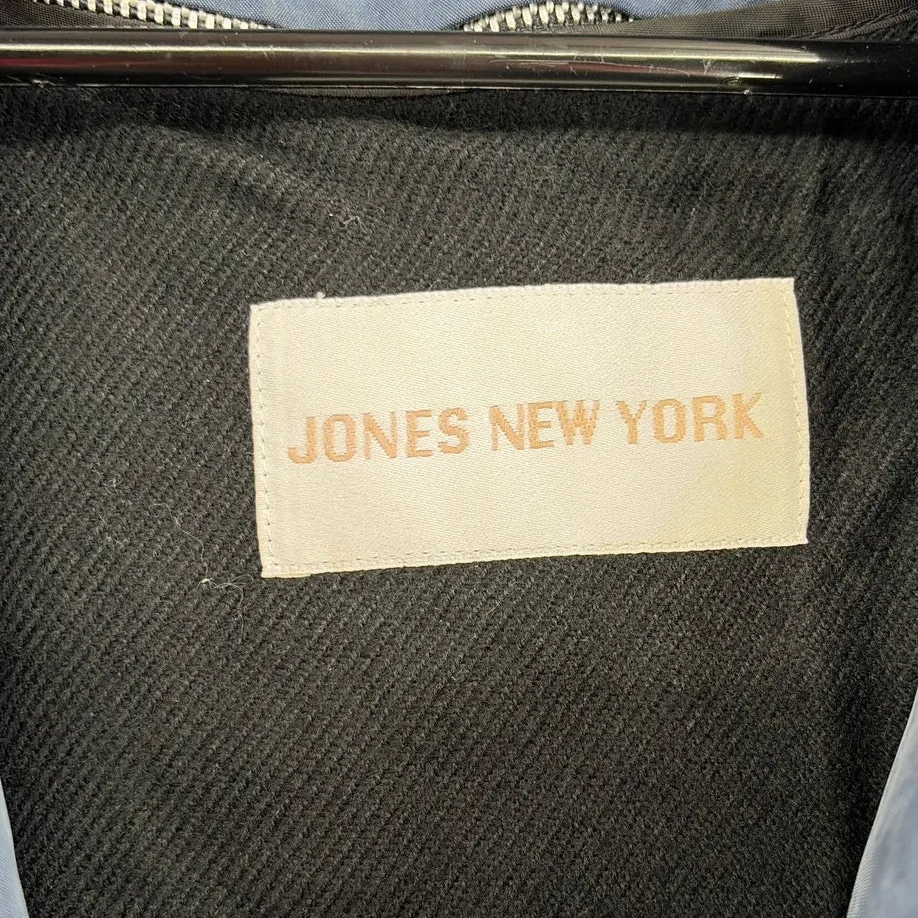 Jones New York Trench Womens Coat 10 Removable Wool Line Old Money Double Breast - Image 10