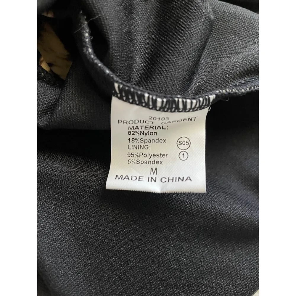 Leopard Print Criss Cross Cut Out One - Image 6