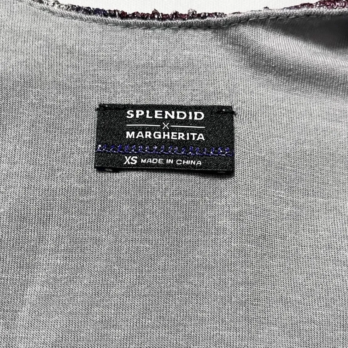 Splendid‎ x Margherita Brillare Daisy Floral Print Metallic Midi Sheath Dress XS - Image 5