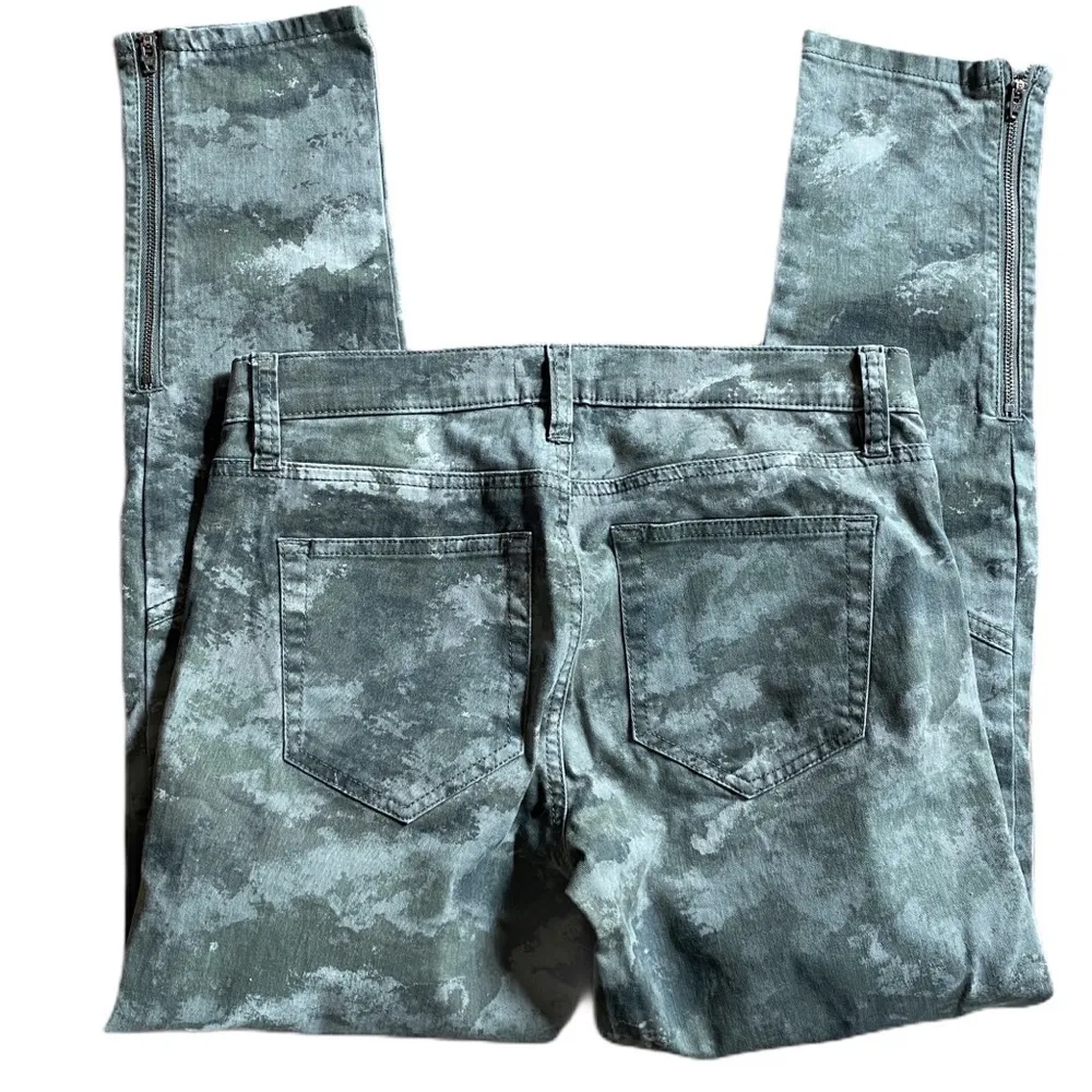 Urban Outfitters BDG camo pants jeans skinny‎ leg ankle zip size 28 - Image 9