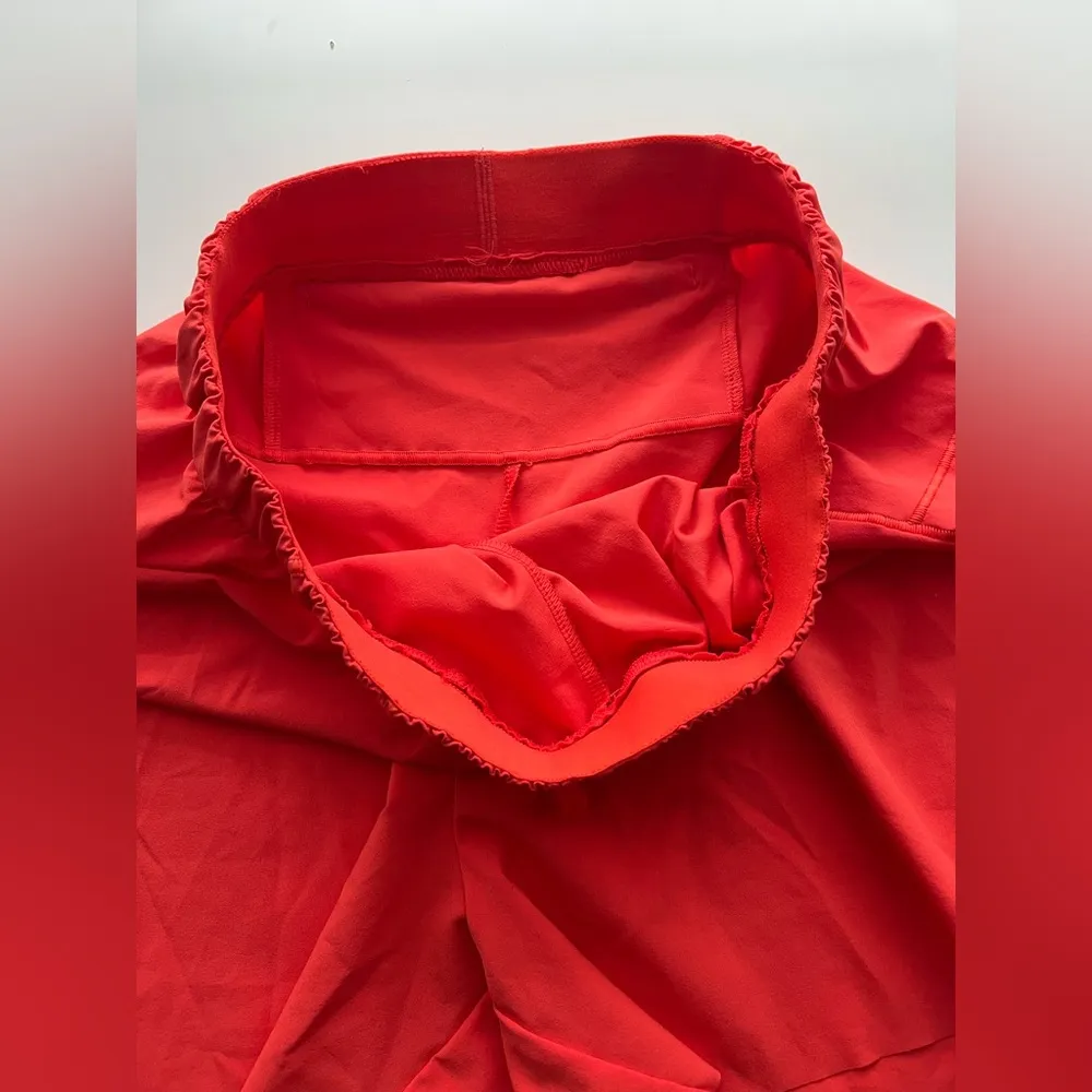 Gymshark shorts elastic waist orange - Image 3