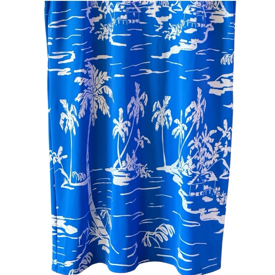 JUDE CONNALLY Ella Island Grand Harbor Short Sleeve Dress Blue Size XL NEW - Image 6