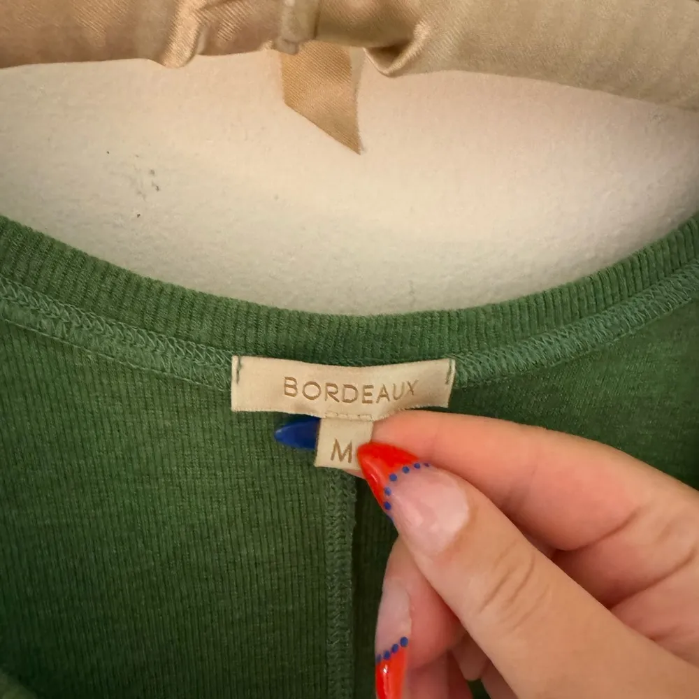 bordeaux (anthropologie brand) green tank size M - Image 4