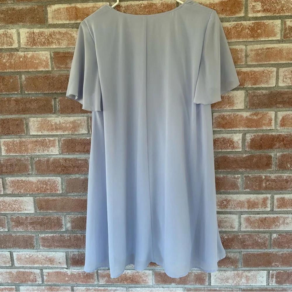 Show Me Your Mumu Lavender Purple Mini Dress Women’s Medium Butterfly Sleeves - Image 7