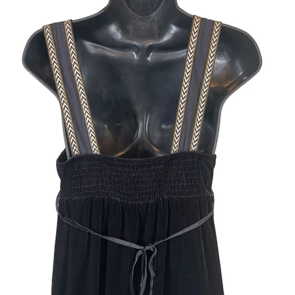 Free People Scandanavian Snowflake Velvet Babydoll Dress - Image 9