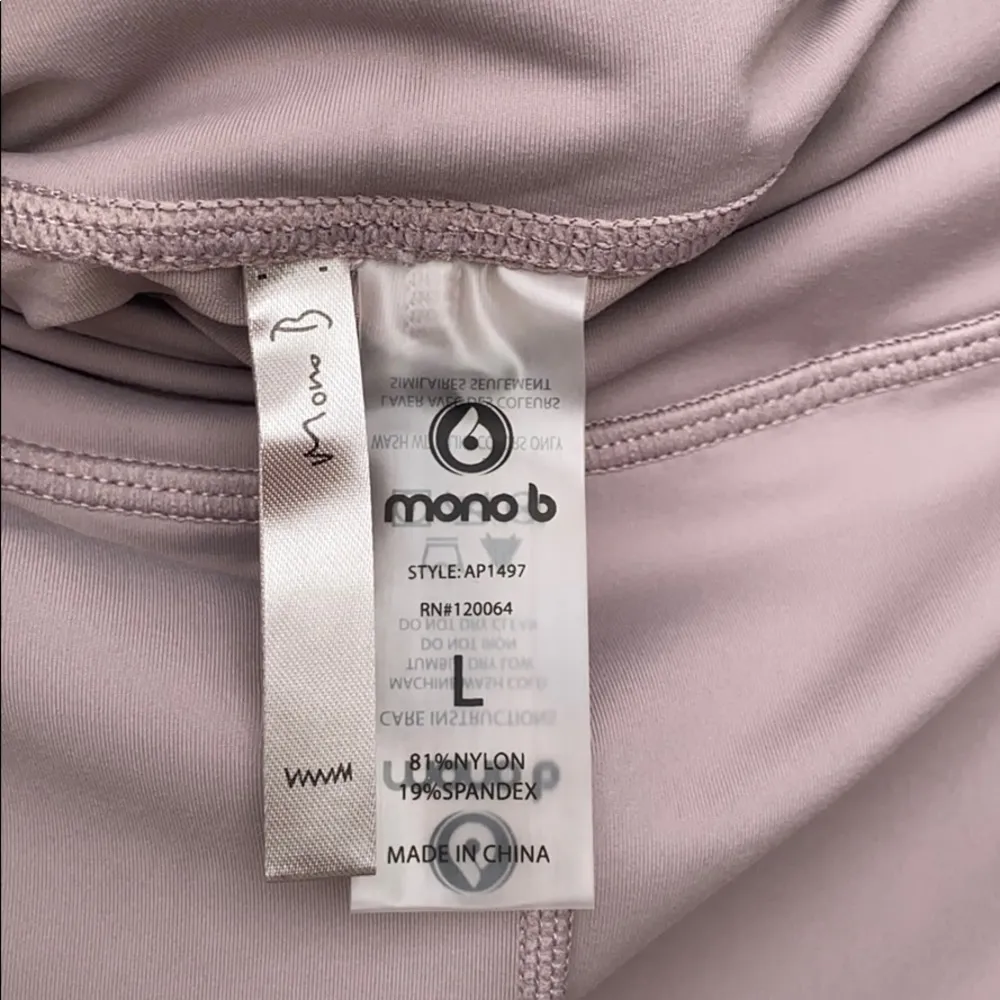 Mono b calf length leggings with hatch detail, NWT from subscription box, Large - Image 5