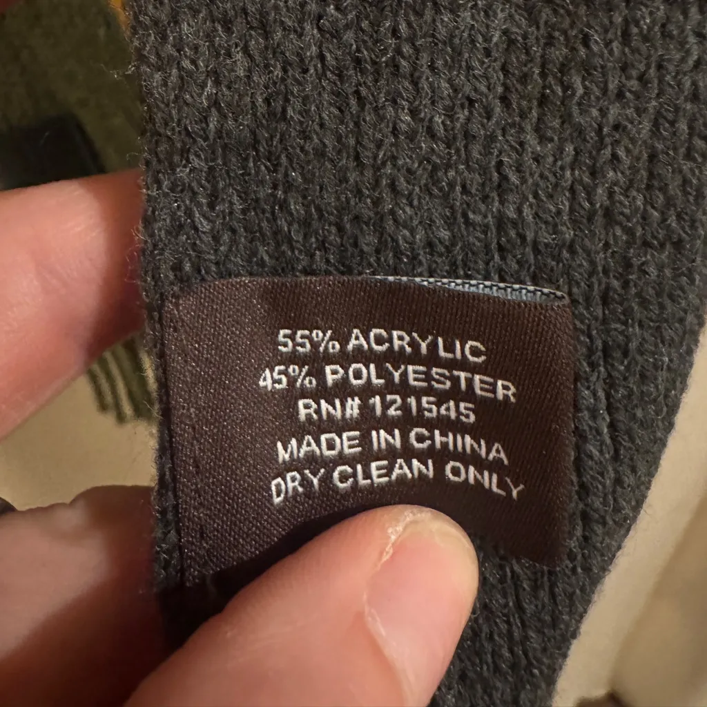 Unisex Michael Kors Striped Scarf with Fringe - Image 4