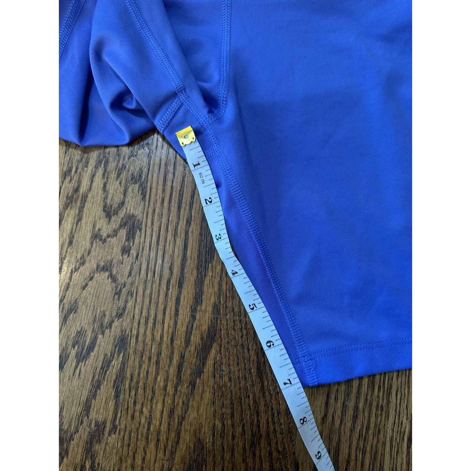 Nike‎ Universa Small High Waisted 7” Biker Shorts Dri-Fit With 3 Pockets Purple - Image 7