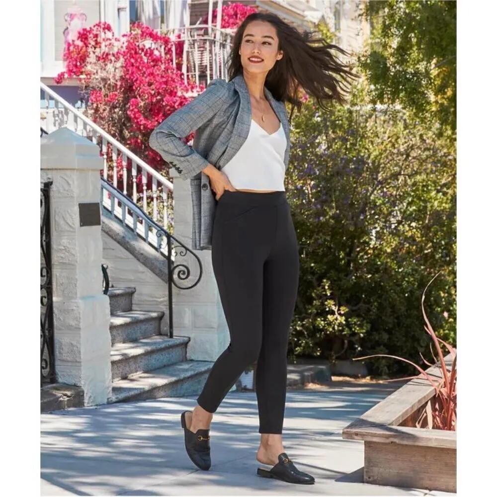 SPANX The Perfect Black Pant Back Seam Skinny Pants in Classic Black Size Small - Image 3