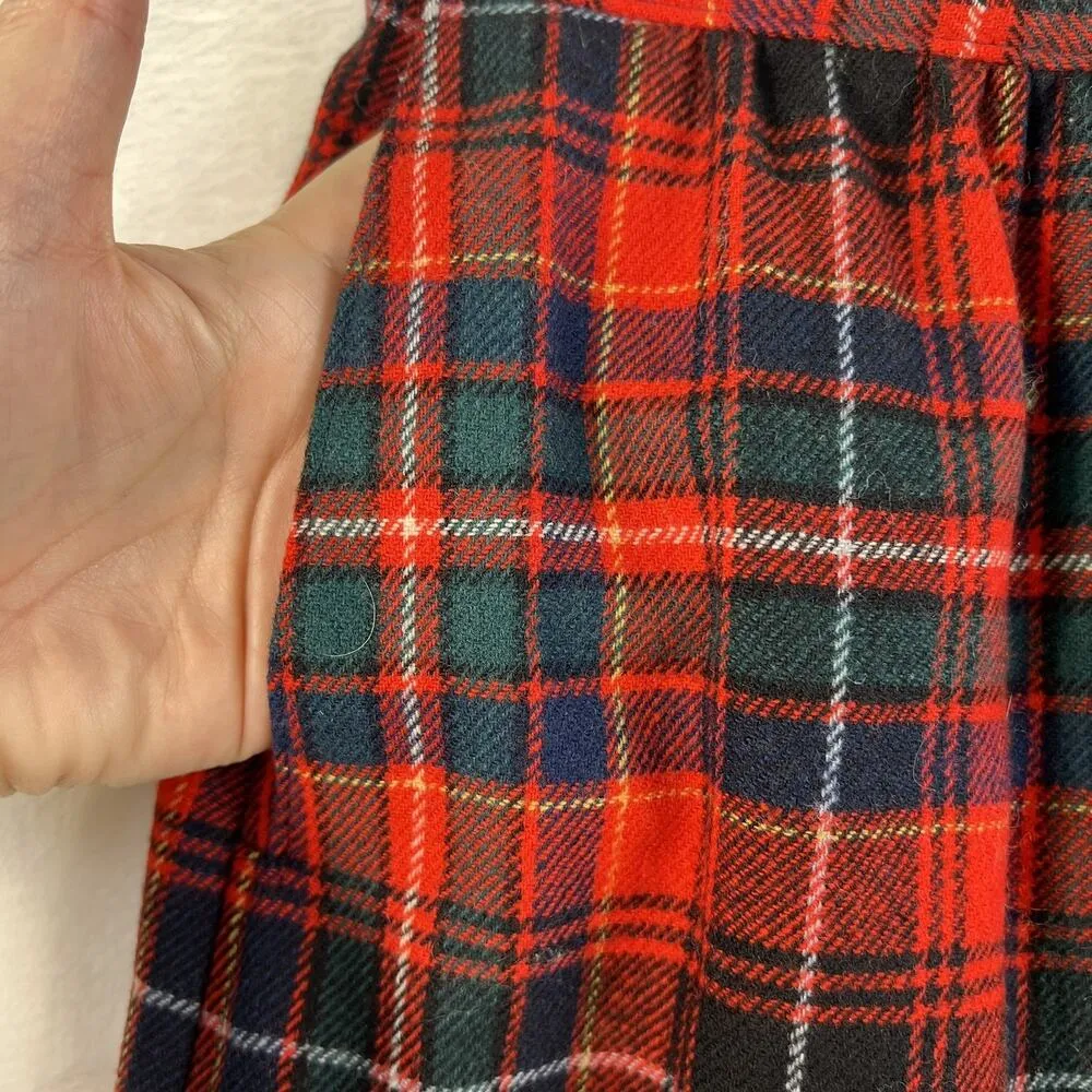 Vtg Pendleton Sz 10 Skirt Plaid Wool MacInnes Tartan USA 80s Academia Preppy - Image 3