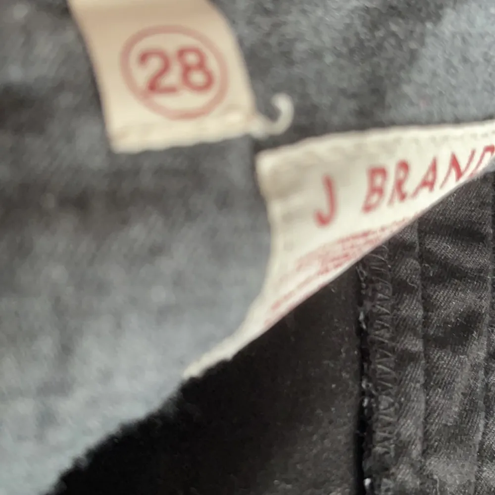 J Brand Black Skinny Leg Jeans size 28 Black Velvet Equestrian Patches - Image 3