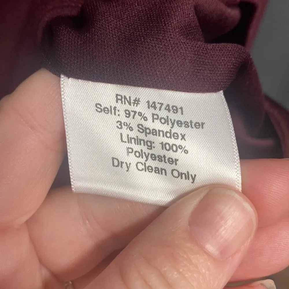 Katie May Sangria Next Round Plunge Neck Long Sleeve Mini Dress Size XS b37.5 - Image 6