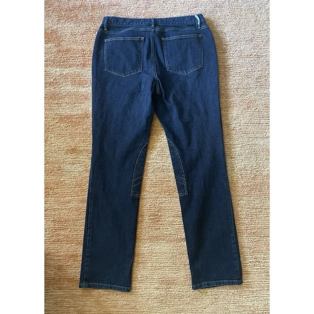 Lauren Jeans Co. Premium Women’s Riding-Style Jeans Dark Blue Size 10 - Image 9