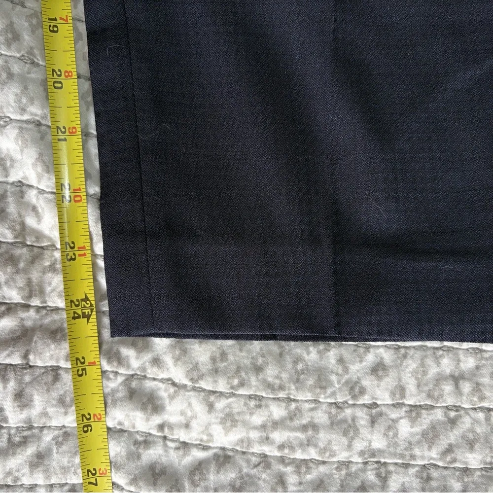 Isabel Etoile‎ Marant Checkered Wool  Blue and Black Size Fr 42 US 10 Small Flaw - Image 4