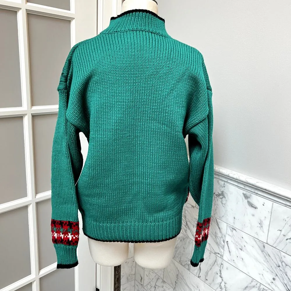 Karen Scott Vintage Christmas Scottie Dog Sweater Medium - Image 3