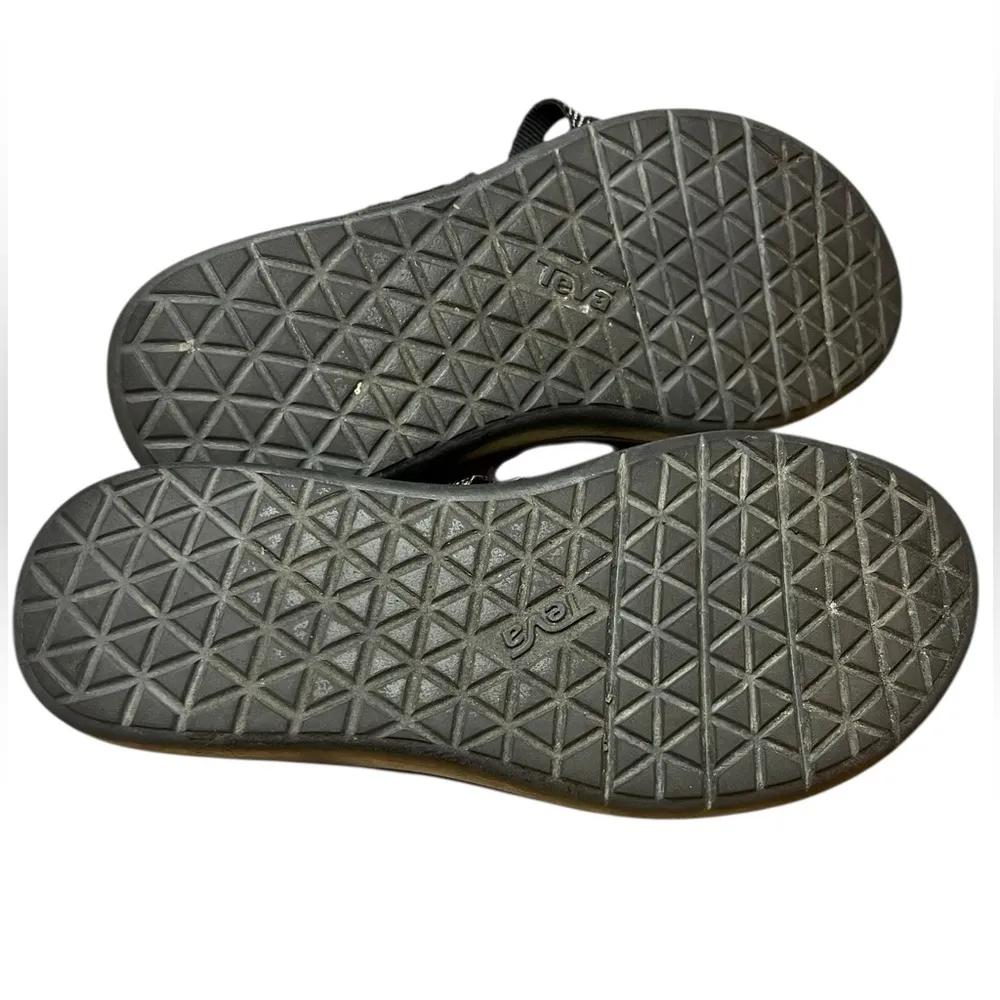 TEVA Voya Women’s Strappy Sandals Black Crisscrossed Shoes - Size 7 - Image 6