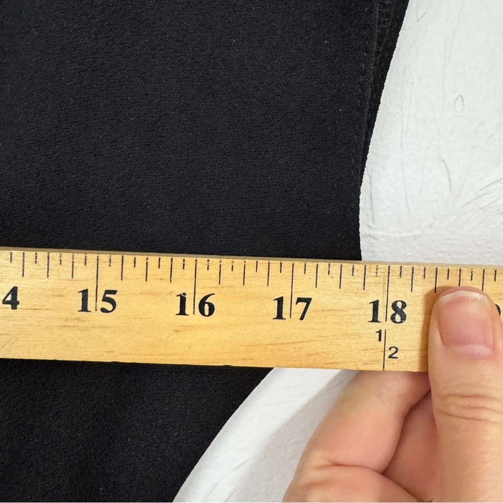 Anthropologie Ettitwa Black Wide Leg Jumpsuit Womens XS Casual Preppy Ties - Image 8