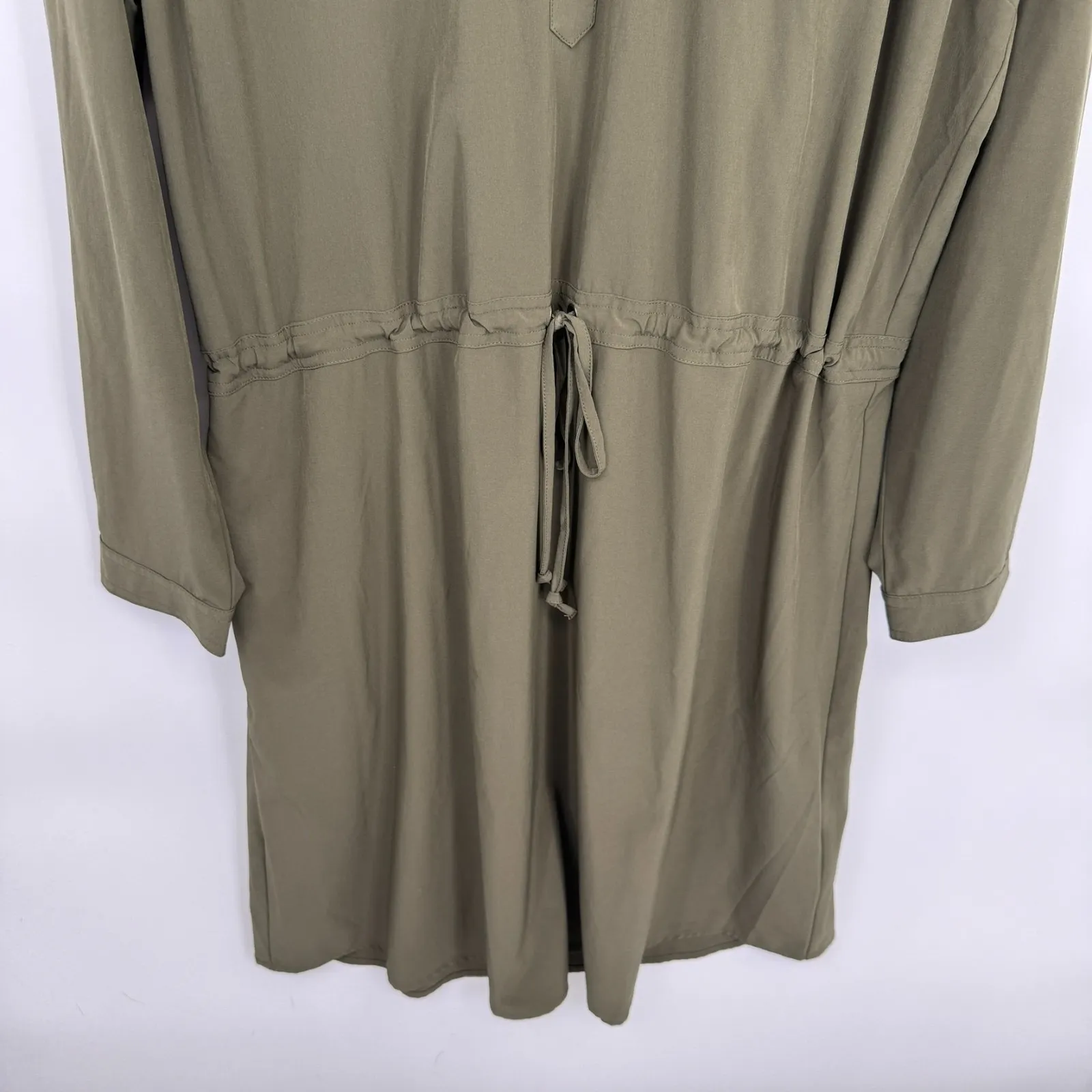 Orvis Performance Hiking Dress Womens L Olive Green Polyester Pockets Drawstring - Image 3