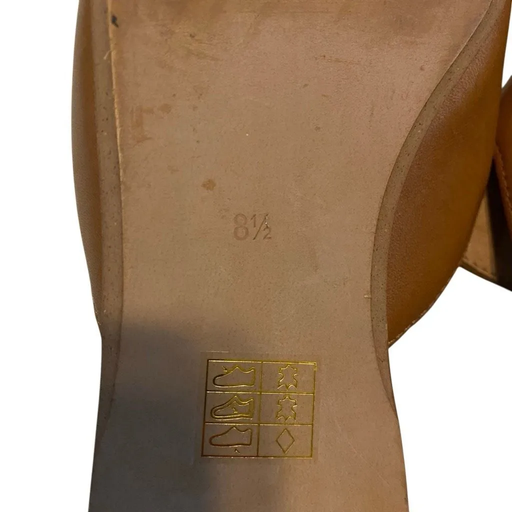 Madewell The Gemma Mule in Leather Upper size 8.5  brown - Image 7