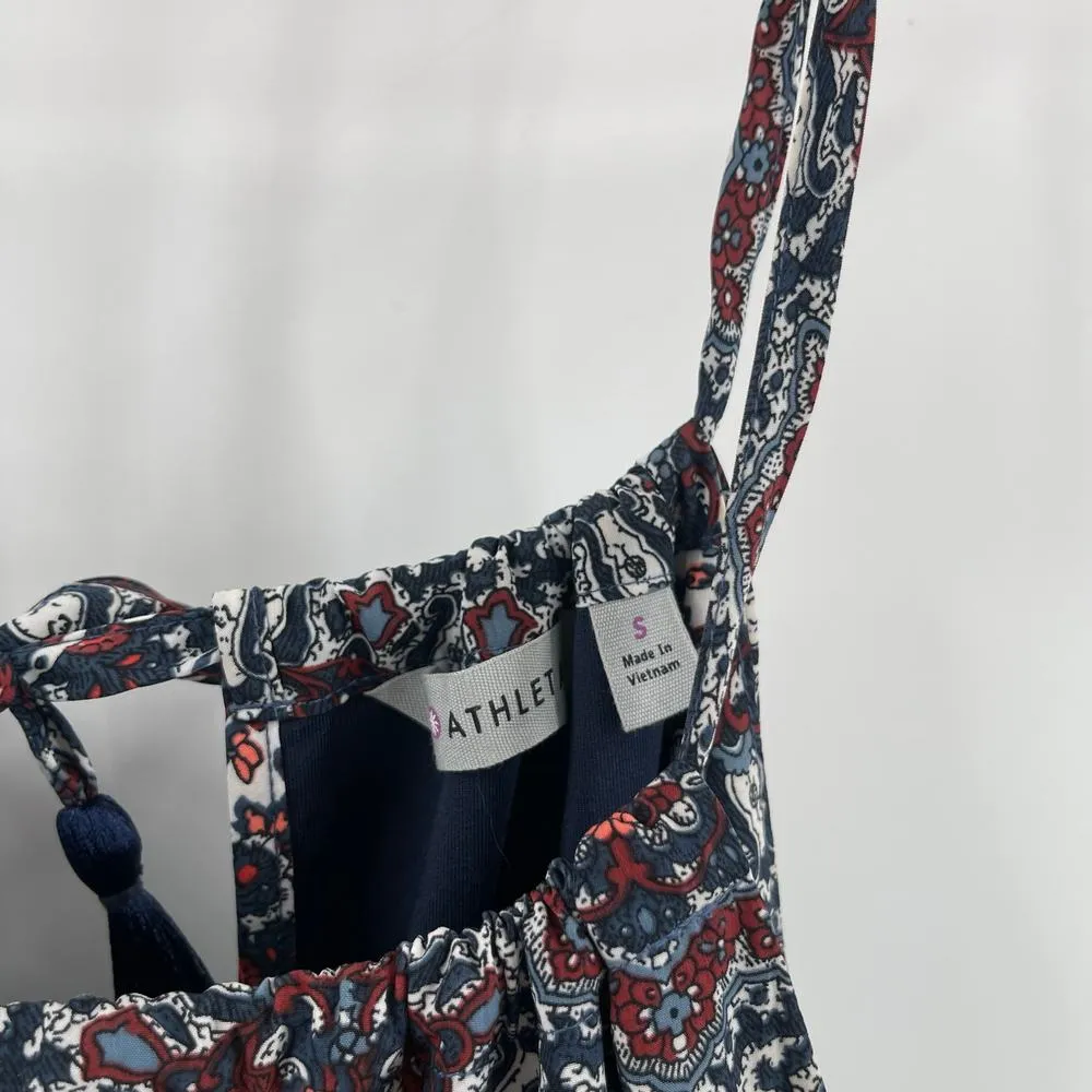 ATHLETA Maxi Dress Size Small Island Life Halter Pockets Casual Beach Travel - Image 5