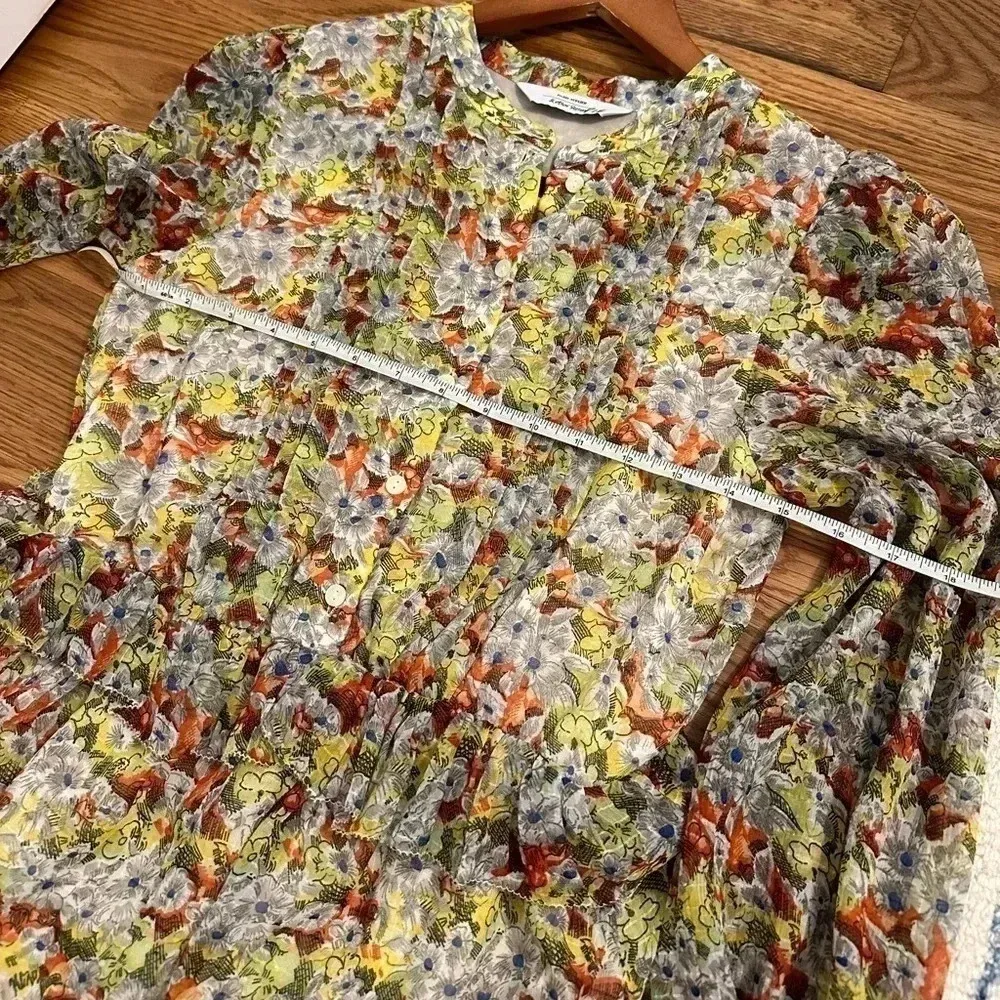 Paris Atelier & Other Stories Foral Bib Dress Size 2 - Image 13