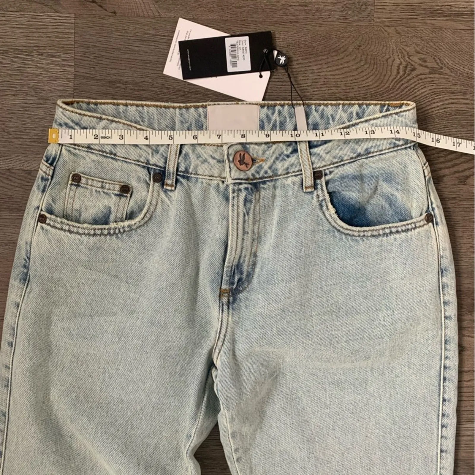 One Teaspoon Kansas Acid Truckers Low Waist Straight Leg Jeans - Size 27 - NWT‎ - Image 6