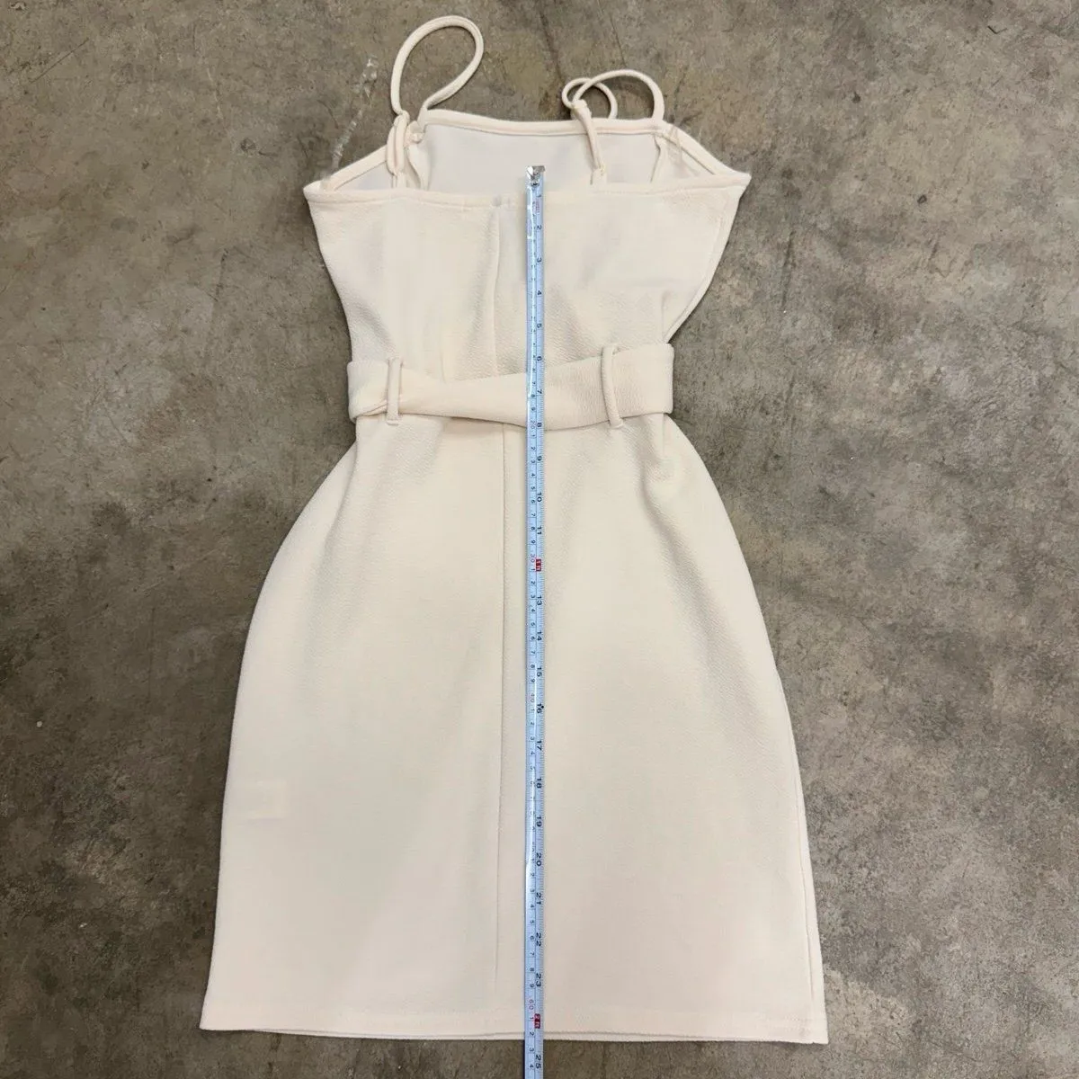 Planet Gold Ivory tortoise shell buckle bodycon mini dress - Image 5