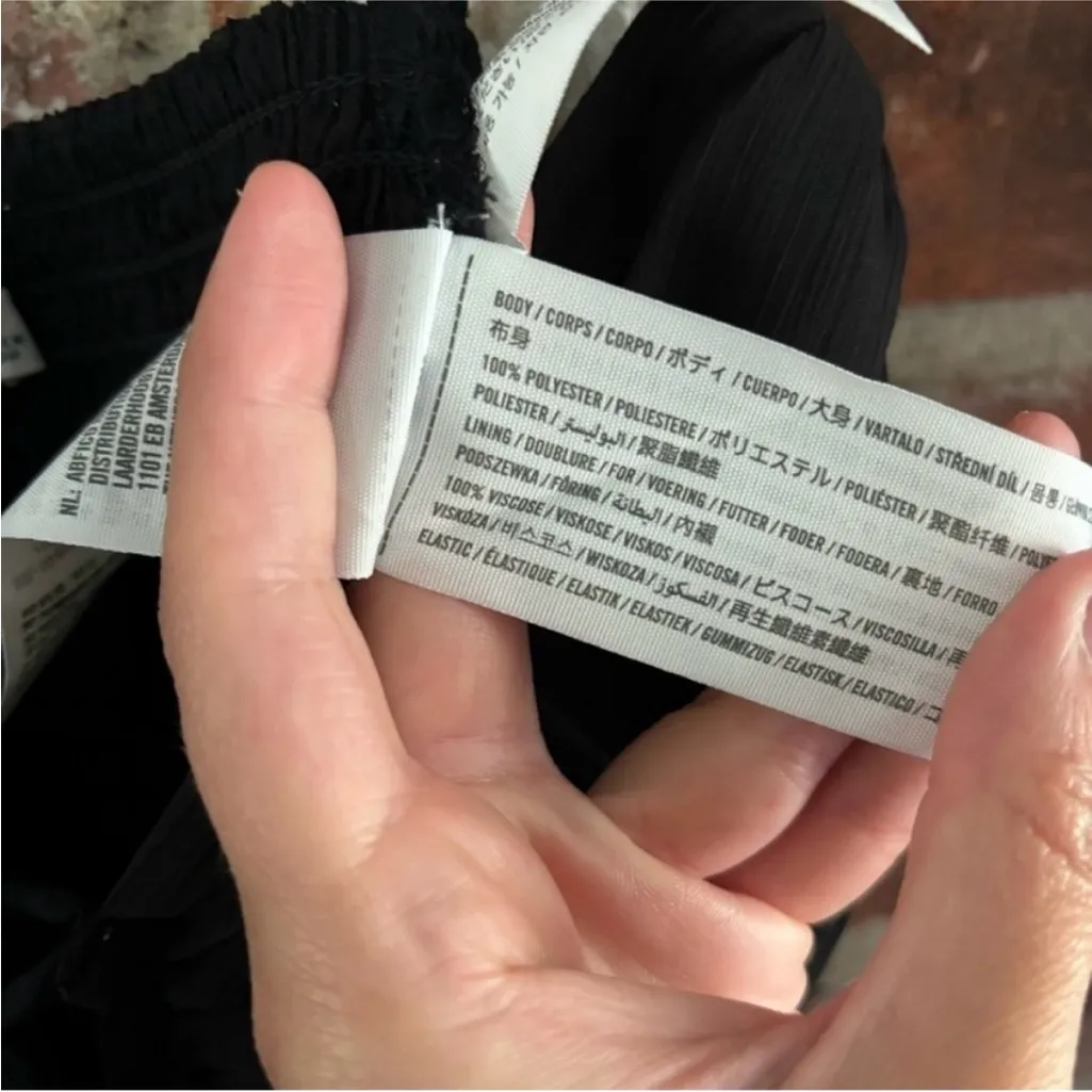 Abercrombie Black Mesh Crop Tank Top NWT, S - Image 8