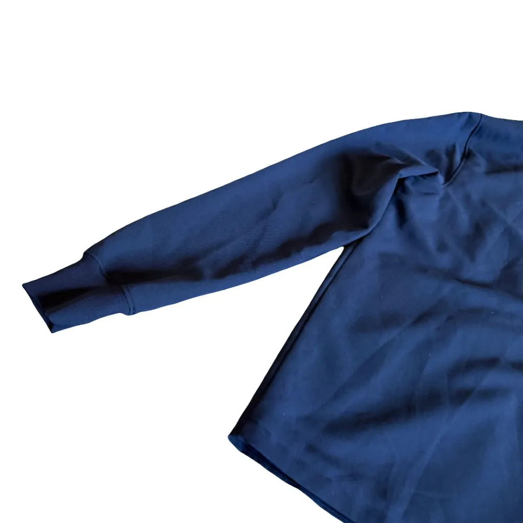 Jaanuu Navy Blue Scrub Jacket Zip-Down Nurse Doctor Athletic Casual Size XS - Image 8