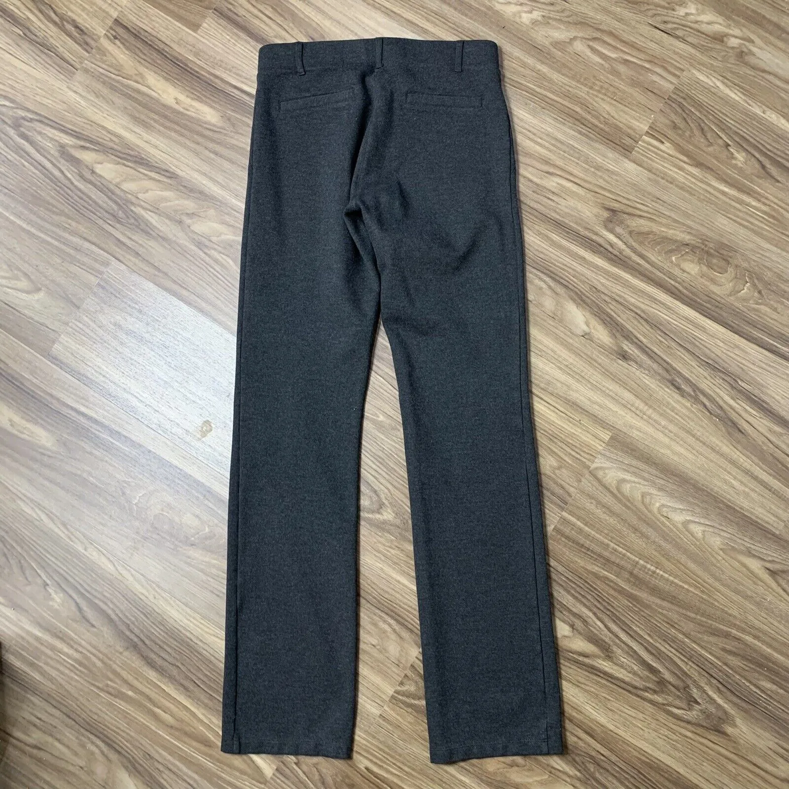 Betabrand S Dress Pant Yoga Pants Straight Leg Classic Fit Women’s Charcoal Gray - Image 8