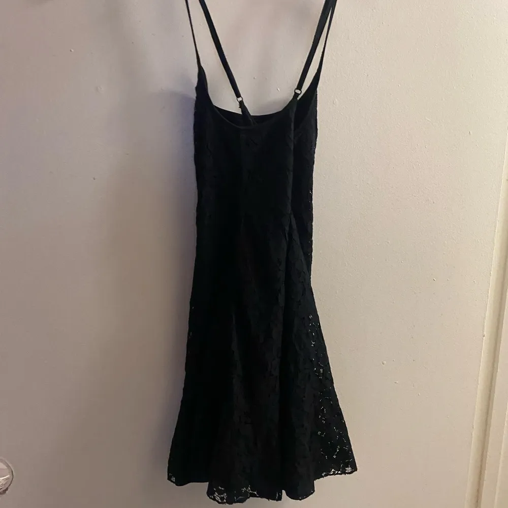 Cotton On Womens Juniors Black Lace Mini Short Dress S Small Bust 34” Length 33” - Image 4